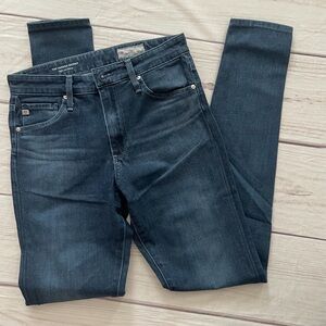 AG Adriano Goldschmied Dark Blue High Rise Jeans